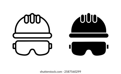 Helmet icon vector. Motorcycle helmet sign and symbol. Construction helmet icon. Safety helmet