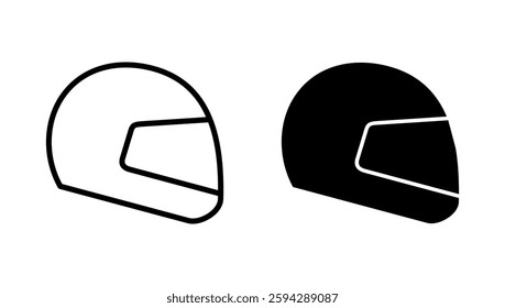 Helmet icon vector. Motorcycle helmet sign and symbol. Construction helmet icon. Safety helmet