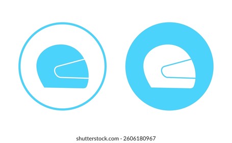 Helmet icon vector. Motorcycle helmet sign and symbol. Construction helmet icon. Safety helmet