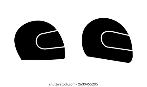 Helmet icon vector. Motorcycle helmet sign and symbol. Construction helmet icon. Safety helmet
