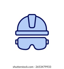 Helmet icon vector. Motorcycle helmet sign and symbol. Construction helmet icon. Safety helmet