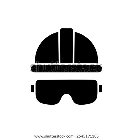 Helmet icon vector. Motorcycle helmet sign and symbol. Construction helmet icon. Safety helmet