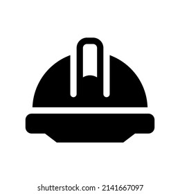 Ilustración de diseño de símbolo del vector de icono del casco