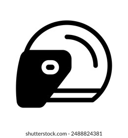 Helmet Icon Vector Symbol Design Illustration
