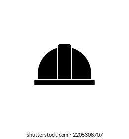 Helmet icon vector for web and mobile app. Motorcycle helmet sign and symbol. Construction helmet icon. Safety helmet