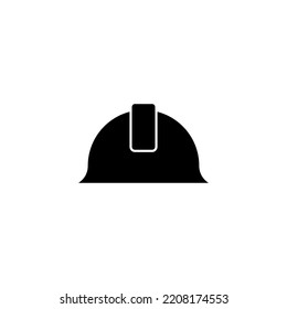 Icono de casco vectorial para aplicaciones web y móviles. Signo y símbolo de casco de motocicleta. Icono del casco de construcción. Casco de seguridad