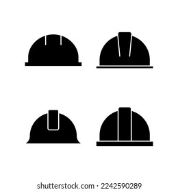 Helmet icon vector for web and mobile app. Motorcycle helmet sign and symbol. Construction helmet icon. Safety helmet