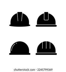 Helmet icon vector for web and mobile app. Motorcycle helmet sign and symbol. Construction helmet icon. Safety helmet
