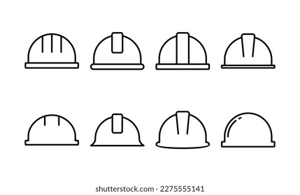 Helmet icon vector for web and mobile app. Motorcycle helmet sign and symbol. Construction helmet icon. Safety helmet