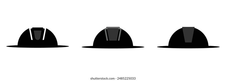 Helmet icon vector for web and mobile app. Motorcycle helmet sign and symbol. Construction helmet icon. Safety helmet. Simple head protection icon.