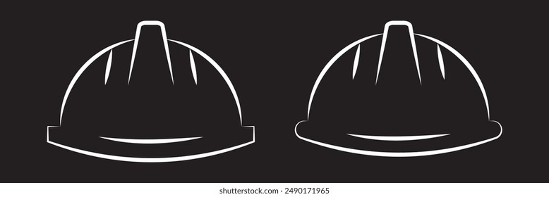 Helmet icon vector for web and mobile app. Motorcycle helmet sign and symbol design eps 10