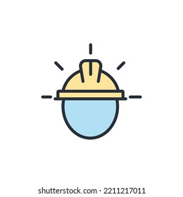 Helmsymbole, Vektorelemente für Infografik-Web