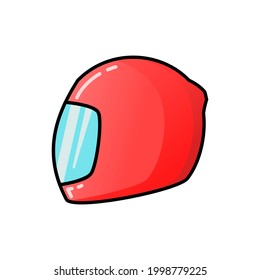 helmet illustration. can be used as elements, icons, bookmark images, and more