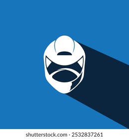 Helmet Illustration Icon Element Design
