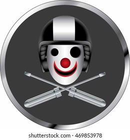 Helmet Joker Vector