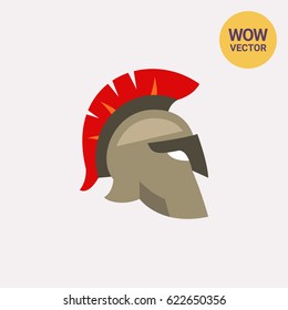 Helmet of legionnaire icon