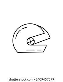 helmet line icon, vector best line icon.