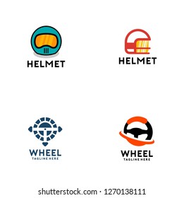 Helmet Logo Design Template