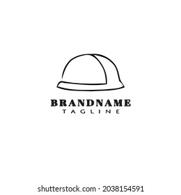 icono de plantilla de diseño de logotipo de casco icono de ilustración vectorial moderna