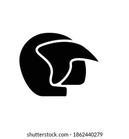 helmet logo stock illustration design