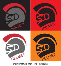 Helmet logo that can be edited with a strong spartan character, suitable for online shop