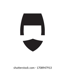 Vector de diseño del logotipo de casco y máscara