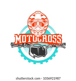 Helmet Motocross, Motocross design for t-shirt