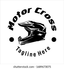 Helmet Motor Cross. Motor Cross . Vector Helmet Cross Company. Riders Helmet