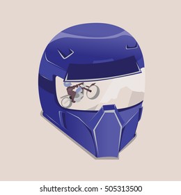 helmet motor trail