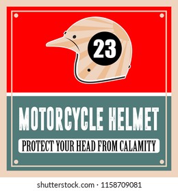 helmet motorcycle retro