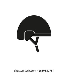 helmet on white background, vector
