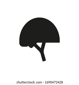 helmet on white background, vector
