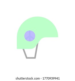 Helmet, peace icon. Simple color vector elements of flower children icons for ui and ux, website or mobile application