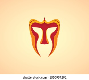 helmet of phoenix illustration design