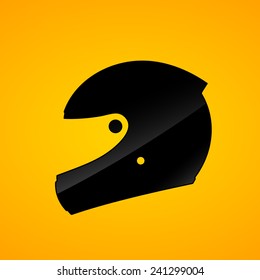 Helmet Pictogram, Motorcycle Full Face