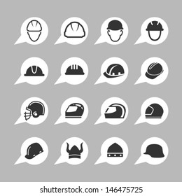 Helmet pictograms