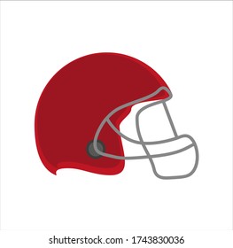 helmet to play American football. illustration for web and mobile design.