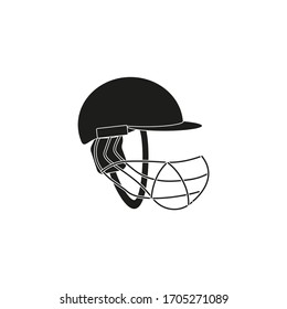 helmet to play cricket. illustration for web and mobile design.