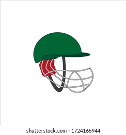 helmet to play cricket. illustration for web and mobile design.