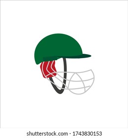 helmet to play cricket. illustration for web and mobile design.