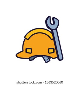 helmet protection with wrench tool