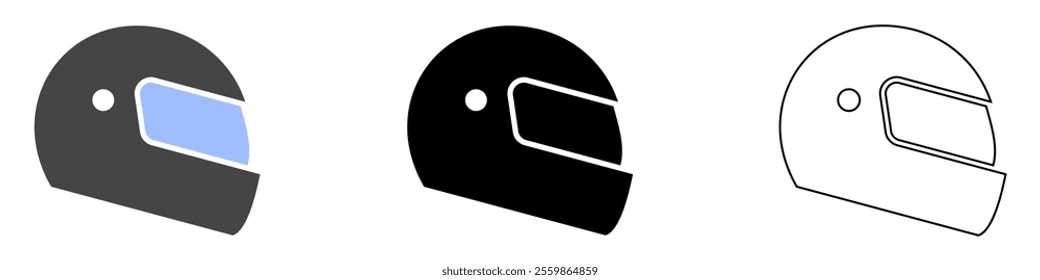 helmet racer vector pictogram sign icon symbol ui and ux design, glyphs and stroke line