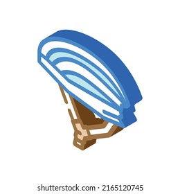 helmet for rider isometric icon vector. helmet for rider sign. isolated symbol illustration