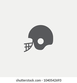 Helmet for Rugby Flat Icon