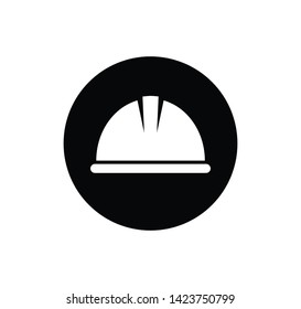 Helmet safety icon vector illustration
