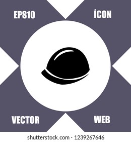 helmet security icon vector