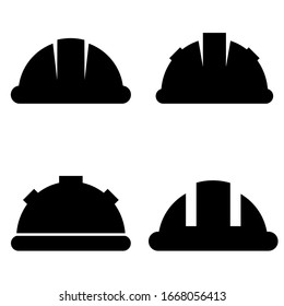 Helmet set icon, logo isolated on white background