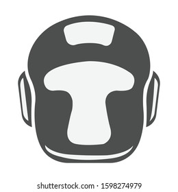 Helmet simple illustration clip art vector