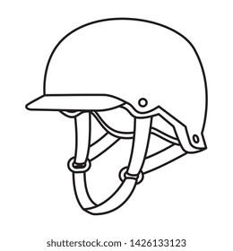 helmet skaster equipment isolated icon