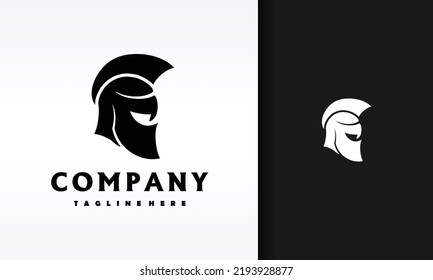 the helmet spartan black logo